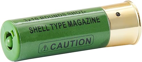 Miniatura 9 de 320 FPS DE M3 - Escopeta de aire multidisparo con stock retráctil, color negro