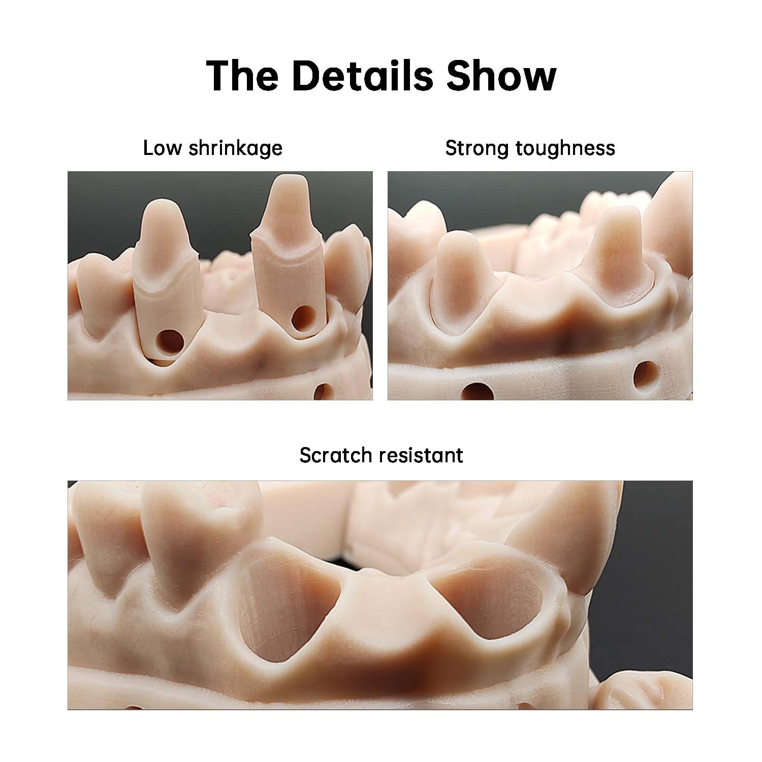 Jamghe - Resina para impresora 3D Dental Pro modelo de resina de