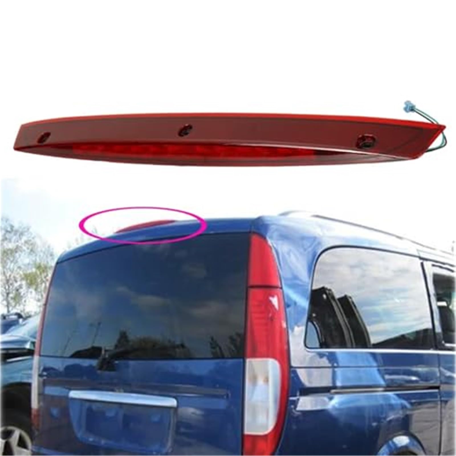 Tercera luz de freno, para Mercedes, W639, para Benz, para Vito