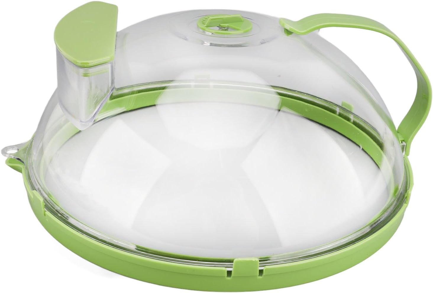 Microwave Cover, PC Hidden Water Storage Compartment Adjustable Vents Microwave Splatter Cover Sealed Splash Proof Easy to Clean Dish Bowl Plate Serving Lid with Handle for Oven