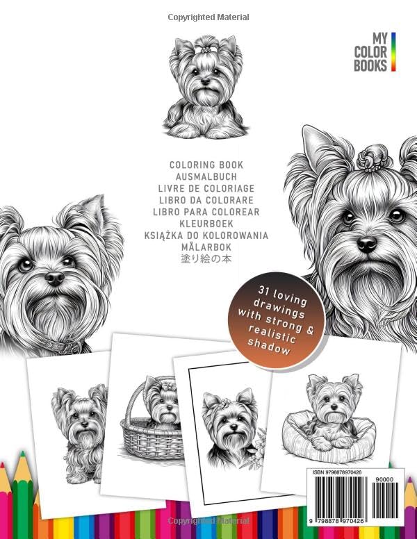 Yorkshire Terrier | Coloring Book: For Adults & Children (Dogs | Coloring Books)