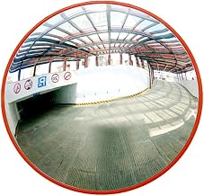 Convex 60 cm - Adjustable Street Mirror with 130° Wide Angle for Exit Garage, Driveway, Park - Indoor and Outdoor Traffic