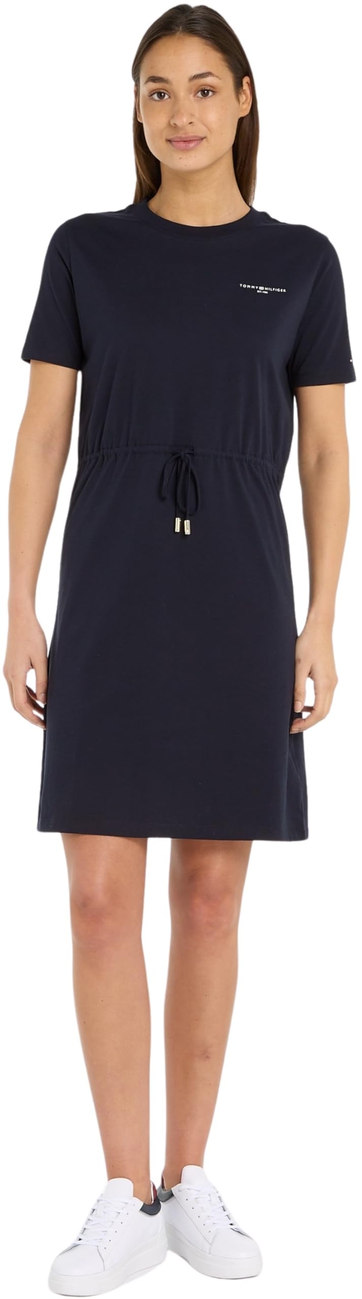 Tommy Hilfiger Damen T-Shirt Kleid Baumwolle