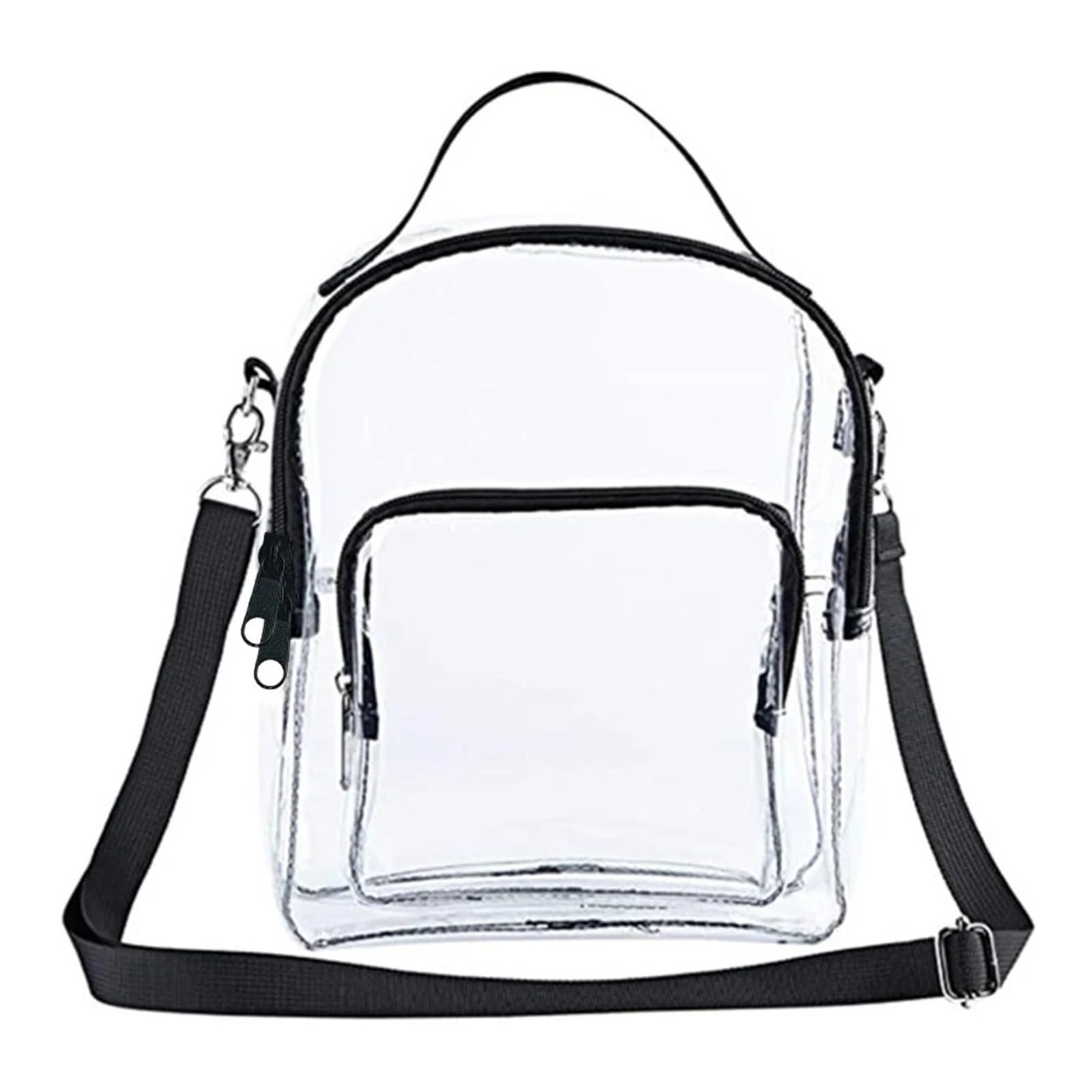 Bolso bandolera transparente impermeable para pasar controles sin esperas 6