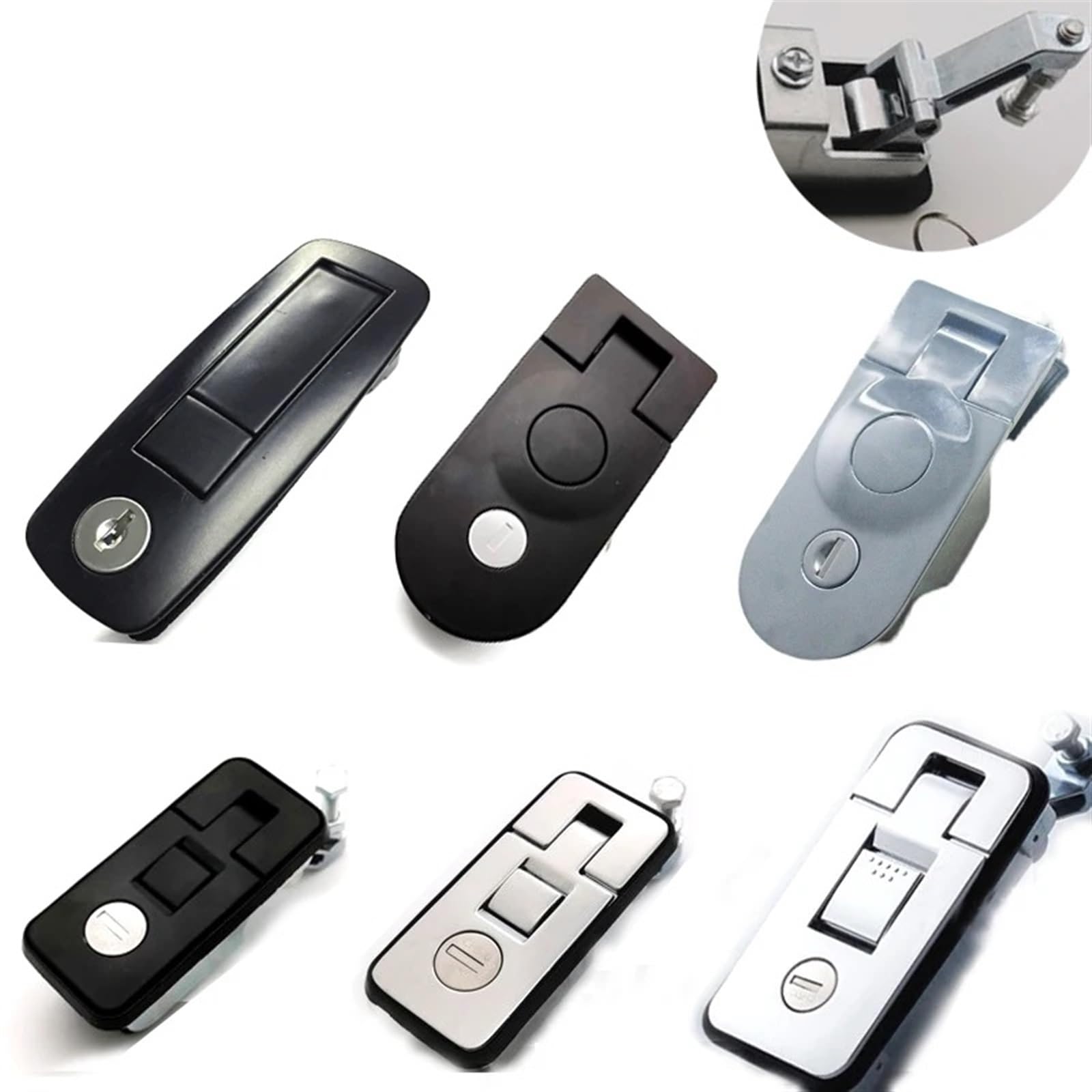 Bounce Handle Cinet Lock for Electronical Storage Box Locker Bus Truck Trunk Machine ATM MS207 1Pcs(718)