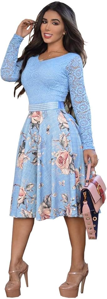 Vestido luxo verão moda evangélica - R$ 89.99, cor Preto (para o dia a dia)  #100934, compre agora | Shafa