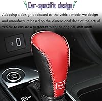Vista 6 de Accesorios interiores personalizados para Nissan Altima Armada Frontier Kicks Sentra 2020 2021 2022 2023 cubierta de cuero para palanca de cambios
