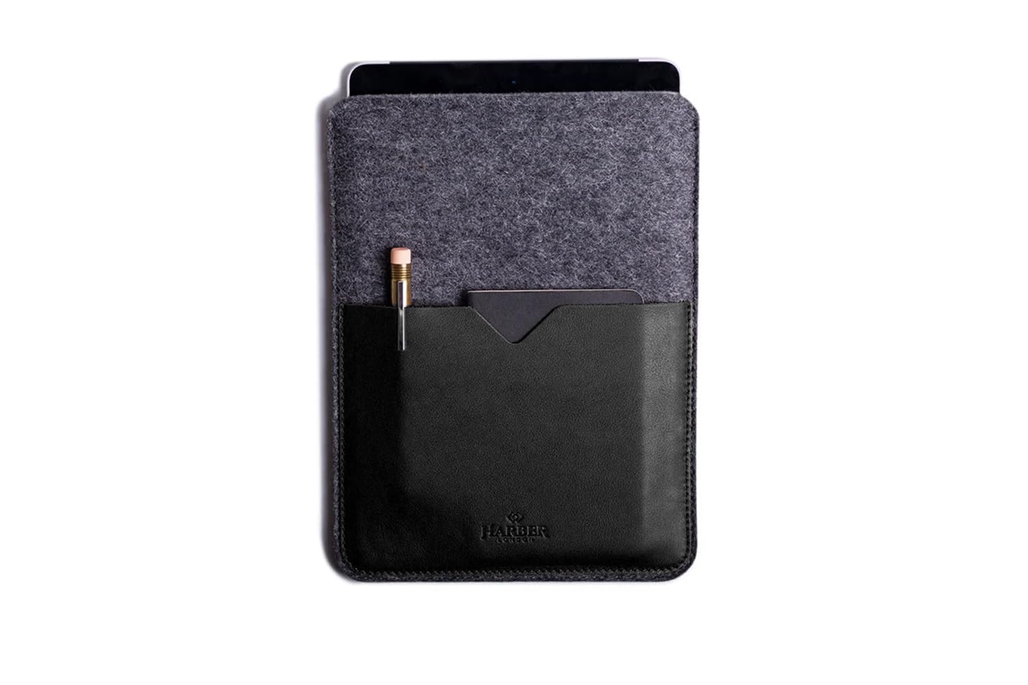 Classic - Leder Tablet & E-Reader Sleeve Case (iPad Pro 9.7 Zoll (2018), SCHWARZ)