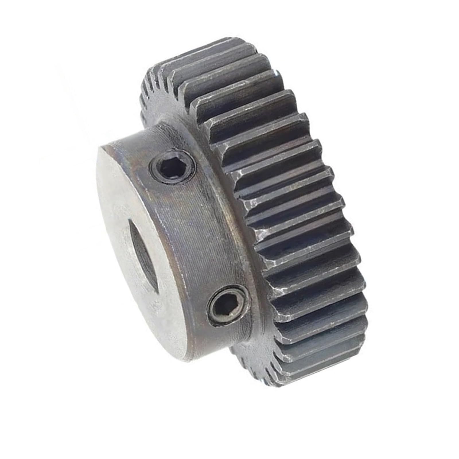 WEKONUMEX Bevel Gear, 1pc 0.5M 59T Carbon Steel Cylindrical Spur Gear Pinion Bore 3-10mm Transmission(6.35mm bore)
