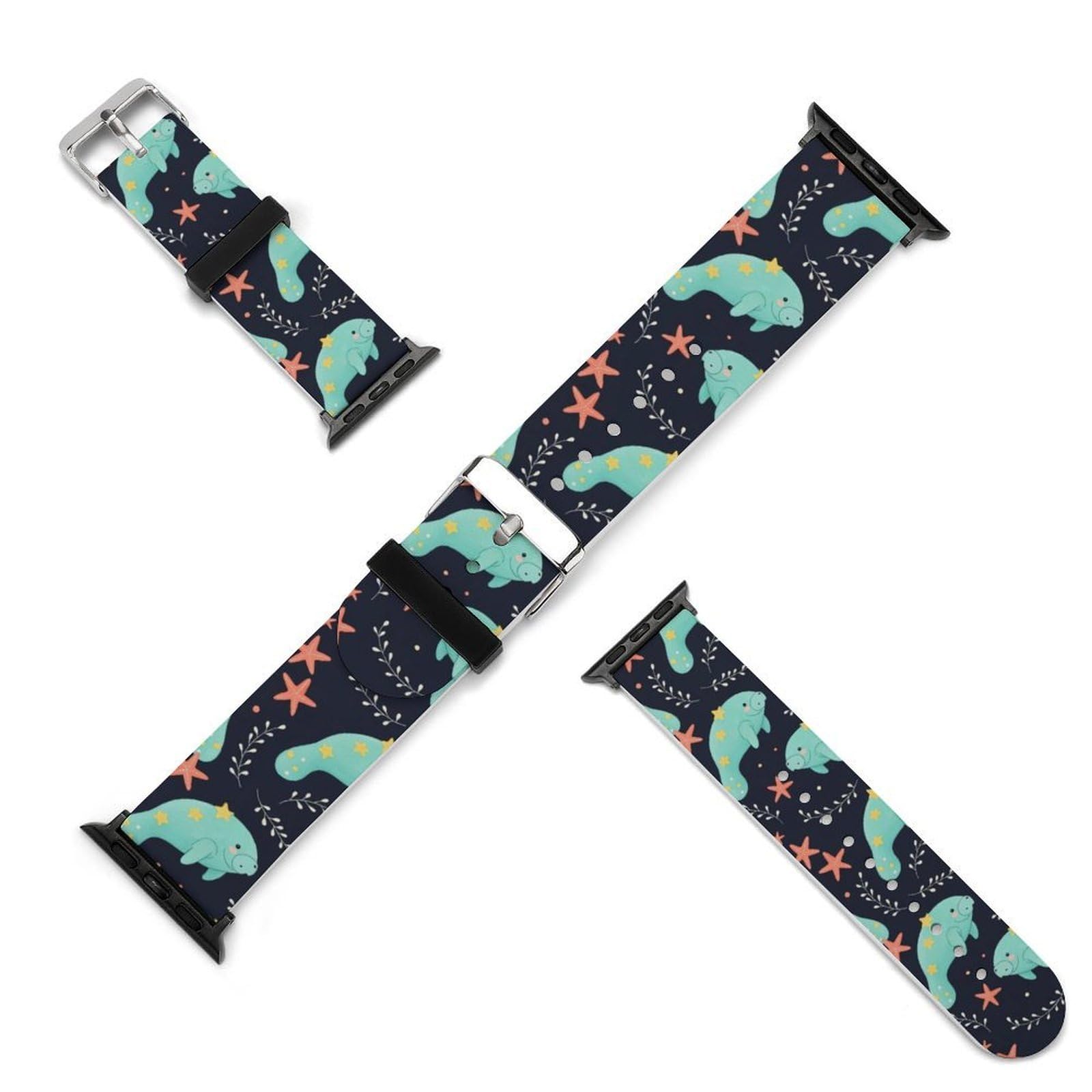 Replacement Bands Compatible with Apple Watch Bands 11 10 9 8 7 for Women Cute Silicone Bands for