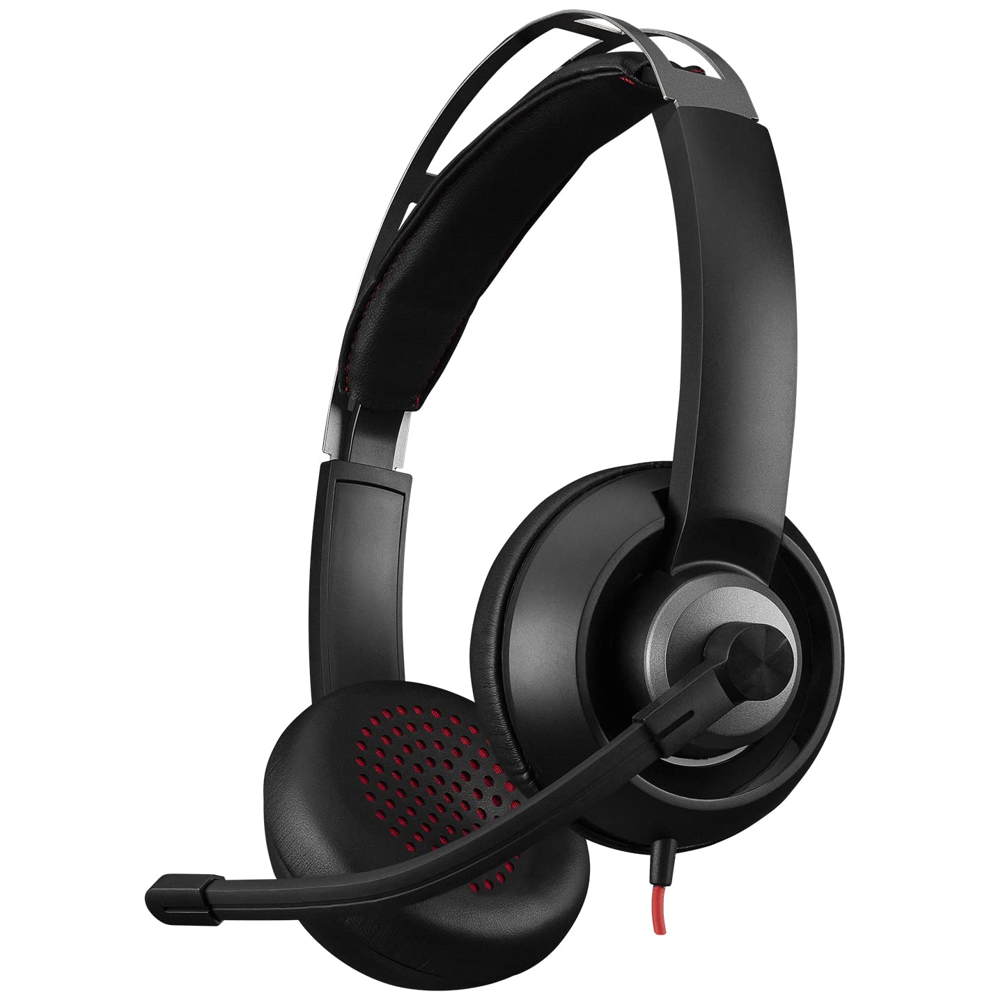 RAMPAGE SNOPY SN-C01 3.5mm Stereo Ofis-Call Center-Toplantı Siyah Profesyonel Mikrofon+Kulaklik