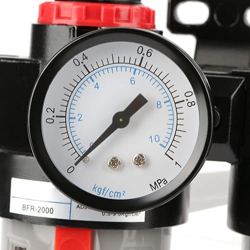 Miniatura 5 de Kit de filtro de compresor PT1/4 Compresor de aire Separador de aceite y agua Medidor de filtro de presión de aire, trampa de aceite y regulador de