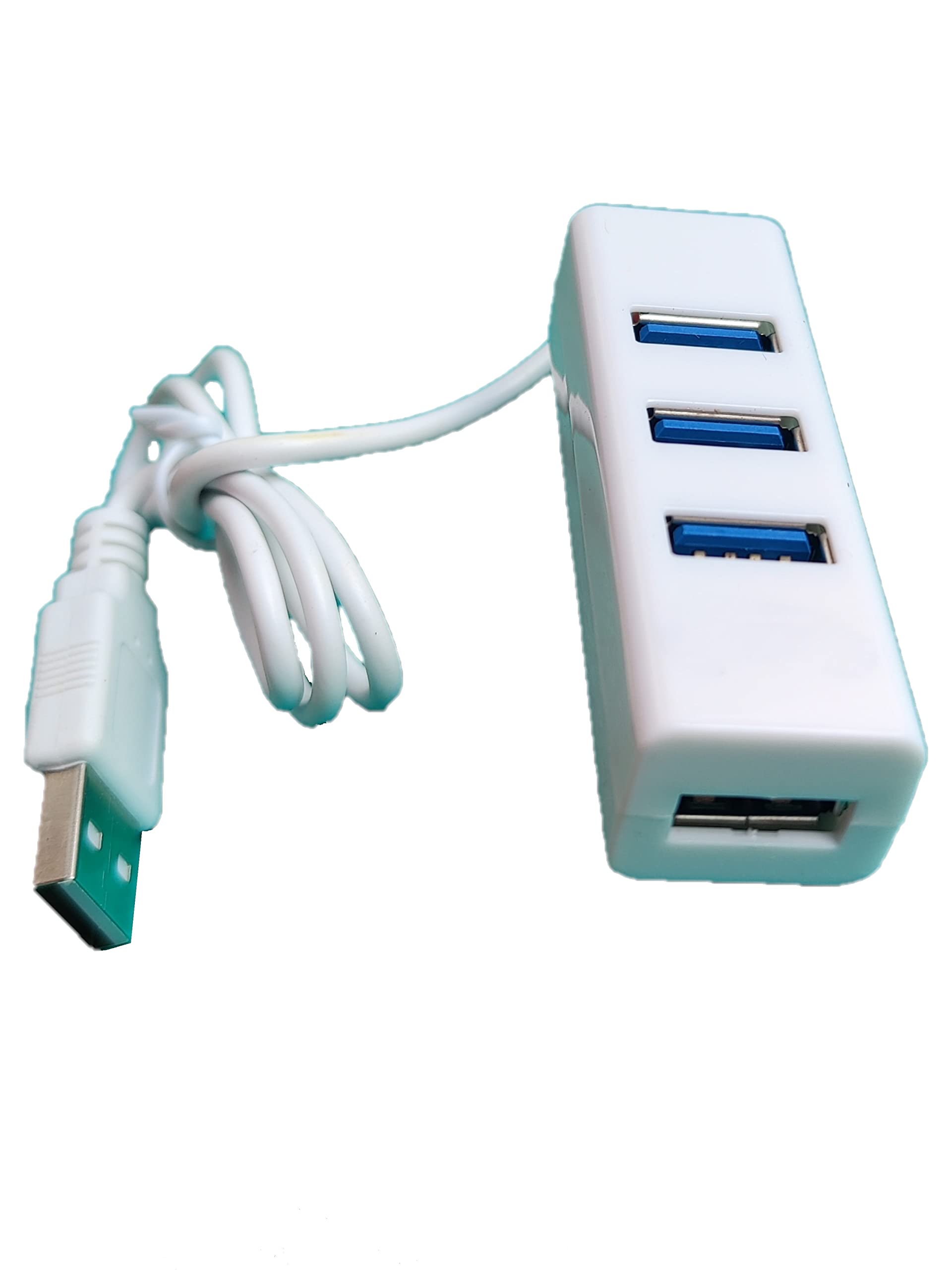 Anjo USB Hub 4 Port 480 MBPS Super Transfer Speed for Computer Laptop (White)-picture-20
