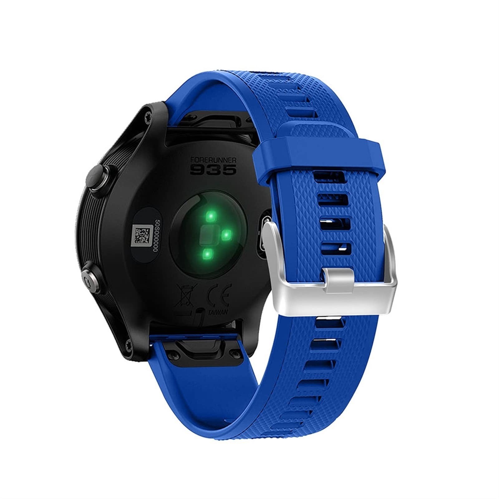 FTRONGRT Cinturino In Silicone Per Garmin Forerunner 935 - Ricambio Traspirante, Regolabile, Con Chiusura A T, Facile Da Montare, Antisudore, Ideale Per Sport E Running