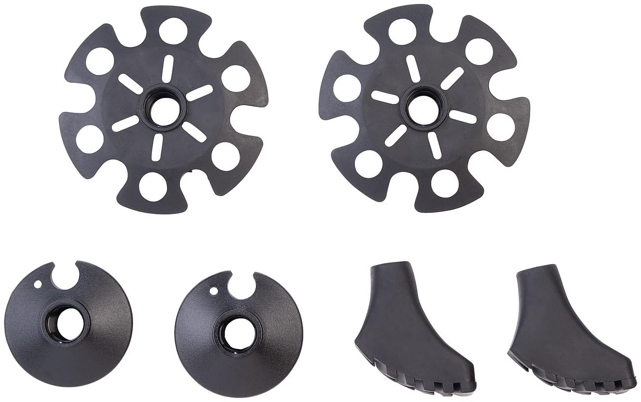 Speeron bastoni da trekking antishock: Bastoni da trekking telescopici, Carbon con impugnatura in sughero, regolabile in altezza (bastone telescopico, bastone nordic walking con ammortizzatore)
