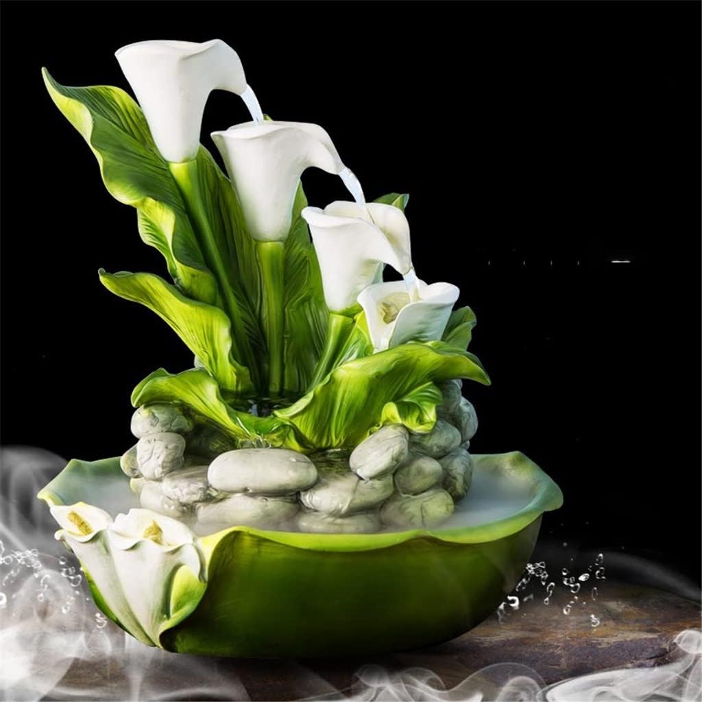 Fountain Ornament Home Jewelry Crafts Decoration Entrance Humidifier Home Ornament