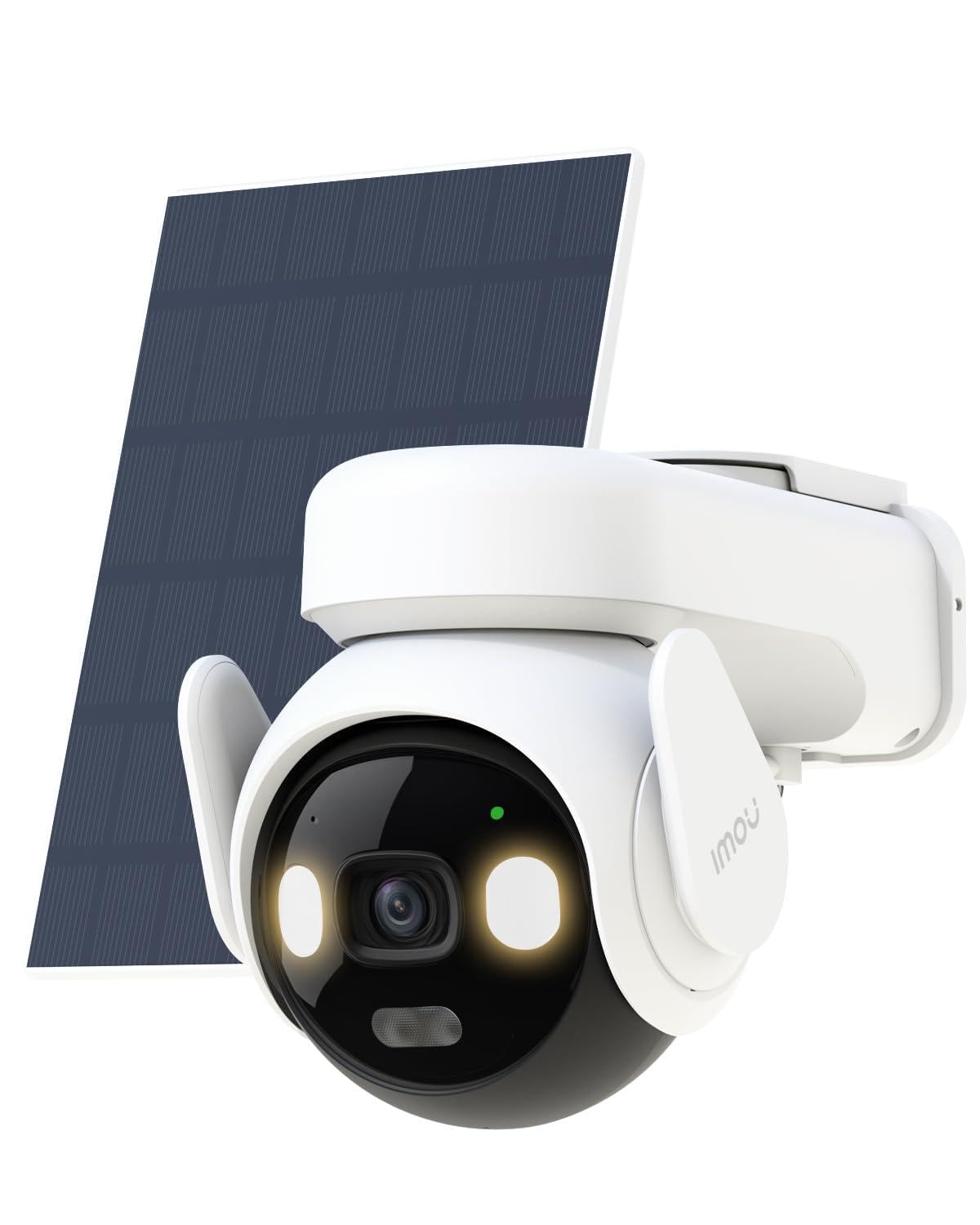 Imou Solarna kamera monitoringowa 5 MP zewnętrzna 24/7 AOV z kartą SIM + pamięcią kart, 360° PTZ, 25 m rozpoznawanie osób, automatyczne śledzenie, tryb prywatny, inteligentna widoczność w nocy, IP66