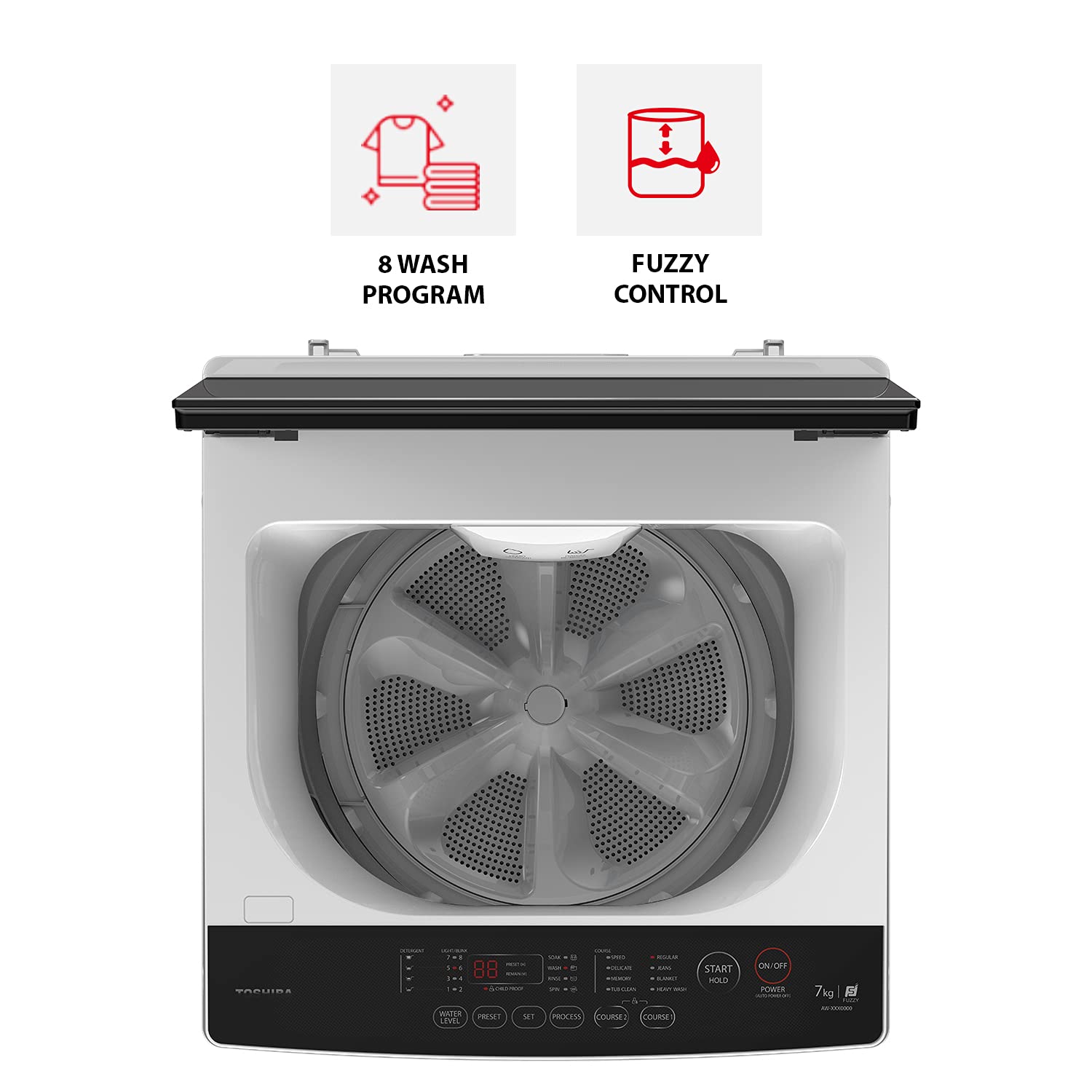 Control Panel of TOSHIBA Washing Machine