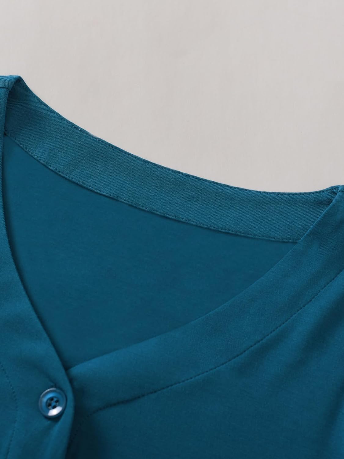 Latuza Women's Bamboo Viscose Button Up Pajama Tank Top and Shorts Lounge Set - Image 5