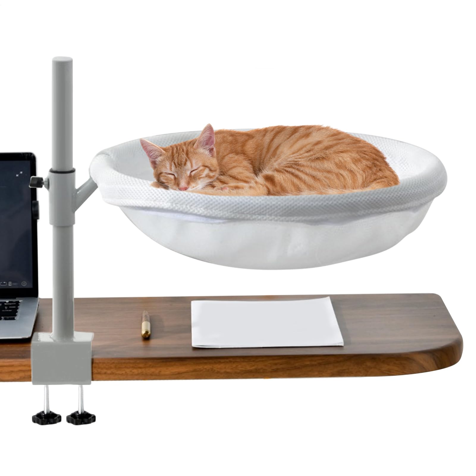 Lit pour chat de bureau lavable pour libérer l'espace de travail encombré