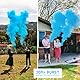 PrimePure Gender Reveal Konfettikanone – Biologisch Abbaubarem Pulver Konfetti Kanone – Blau, 2 Stück – Geschlechtsverkündung Baby, Rauchbomben für Baby Junge