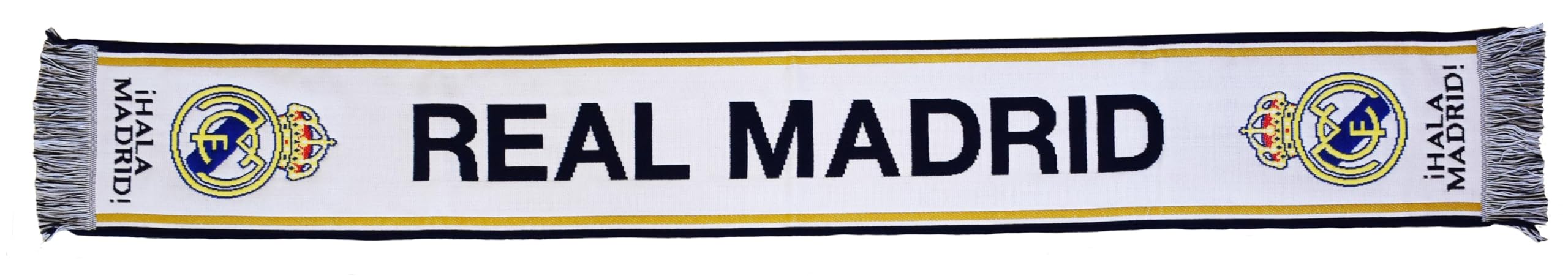 Real Madrid TokyRu Sports Szalik Telat nr 30 Licencja 140x20 cm., biała, rozmiar uniwersalny