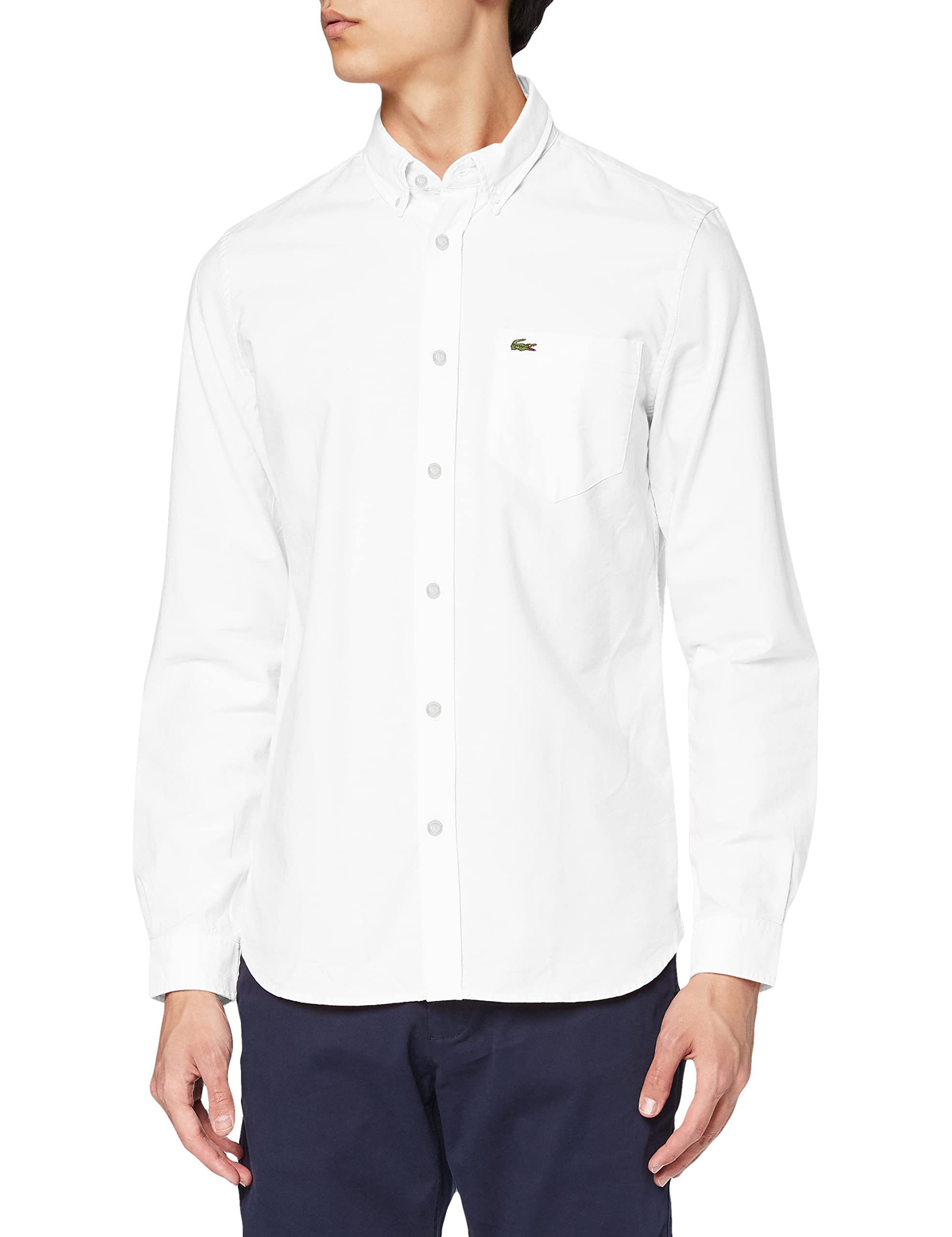 Mens Oxford Button Down Collar Regular Fit-M Casual Shirt