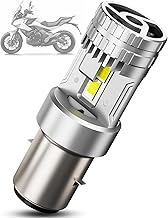 SUPAREE S2 LED Motorcycle Bulb with Fan Headlight BA20D Bulb BA20D S2 10000LM 6000K 12V 35W 500% Bright 1:1 Plug and Play Replacement for Halogen (1 Piece)