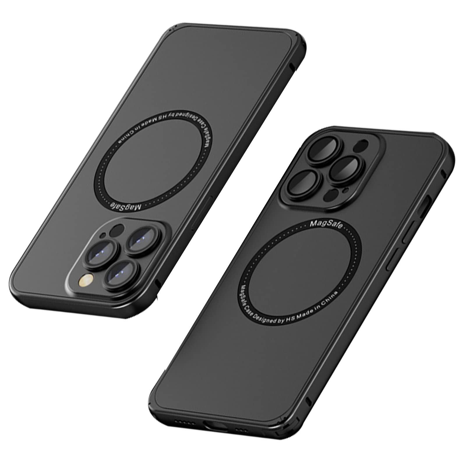 Coque de luxe en métal Magsafe pour iPhone 14 Plus noir - 8