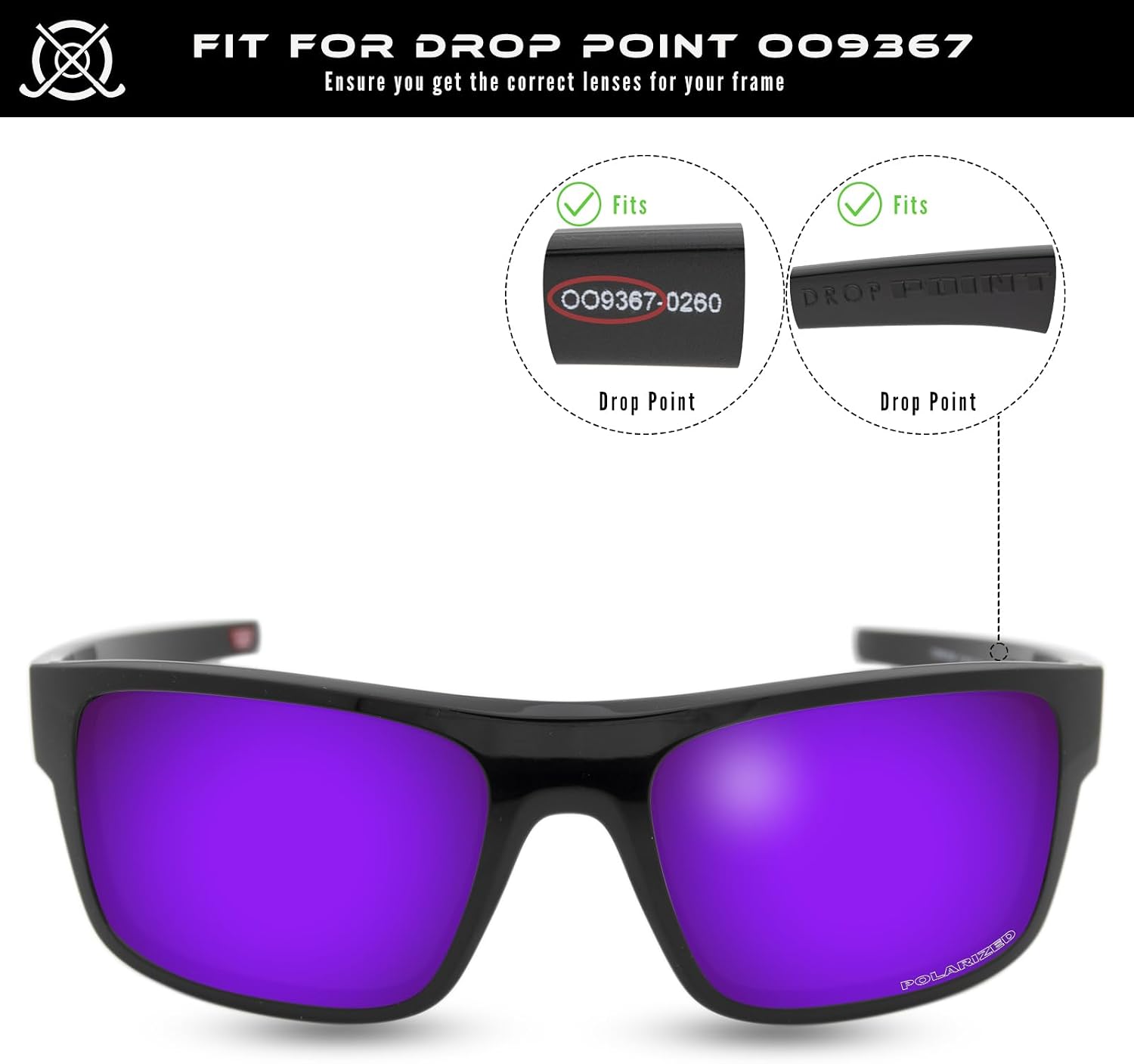 SOLODAD Replacement Lenses for Oakley Drop Point OO9367 Sunglasses Polarized