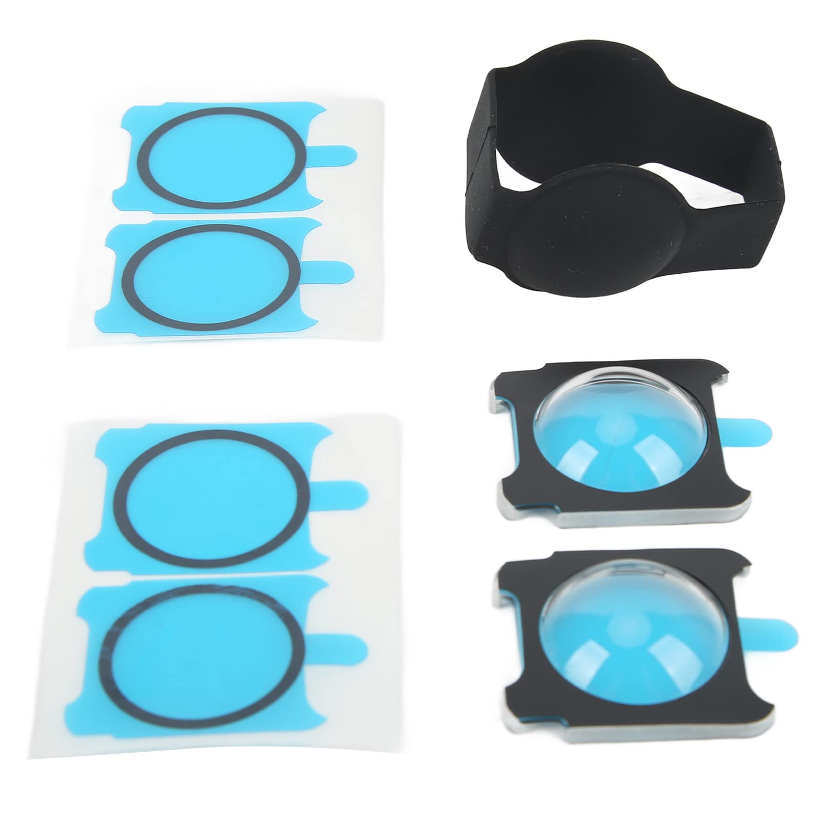 Juego de Pantalla de Espejo Protector Panorámico Adhesivo para Lentes de Cámara para Cámara de Acción Insta360 One R RS