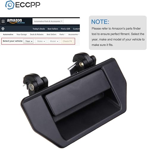 Miniatura 7 de ECCPP Door Handle Black for 1995 1996 1997 for Nissan Pickup(Tailgate)