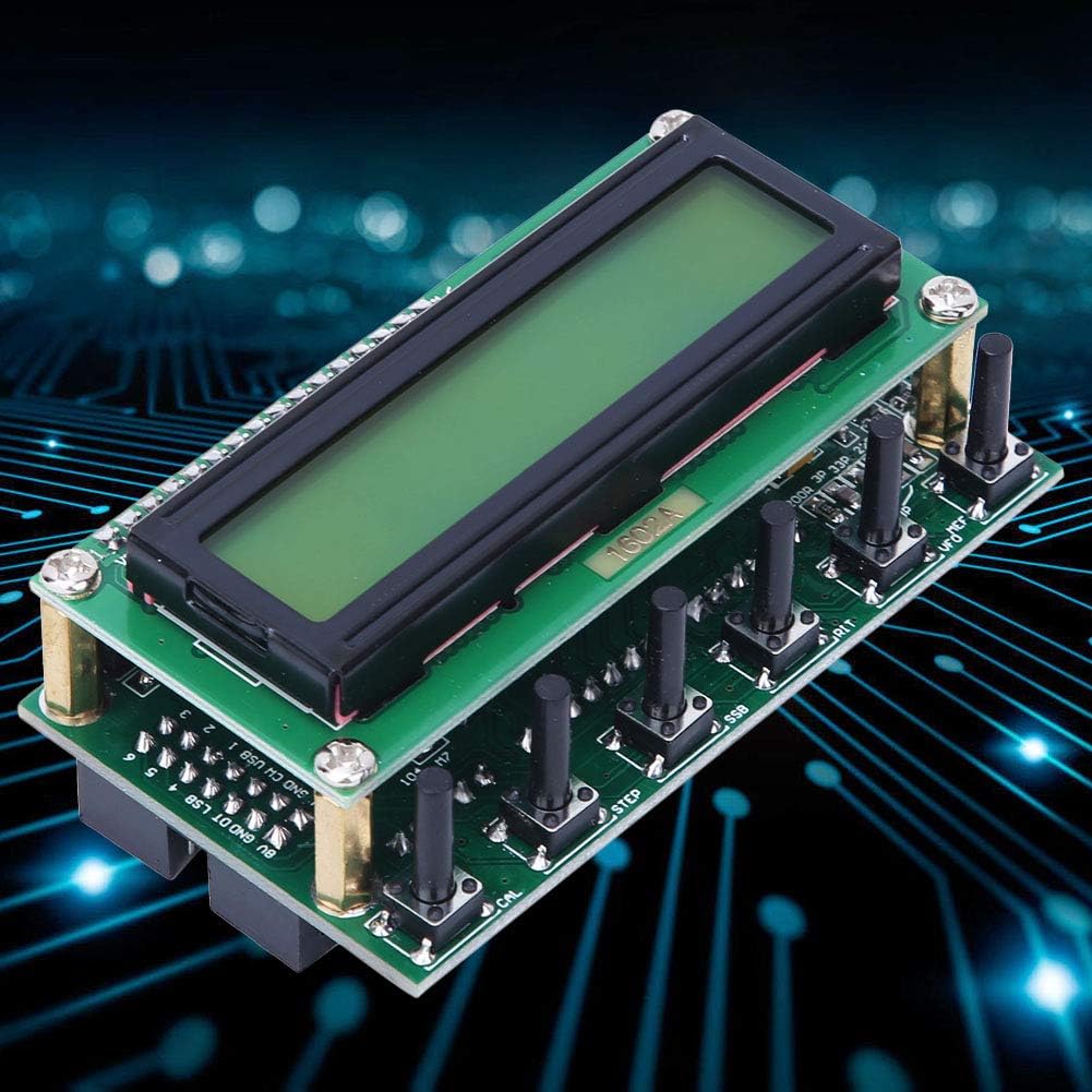 AD9850 DDS Module 0 55MHz with LCD Display,6 Band Frequency Output,Built in Voltage Regulator for DC 8V/9V