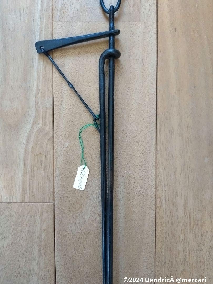 新品未使用　自在鉤　金属　茶事　茶道具　伝統工芸　タグ付き　インテリアに 未使用 自在鉤 金属 茶事 茶道具 伝統工芸 タグ付き インテリアに