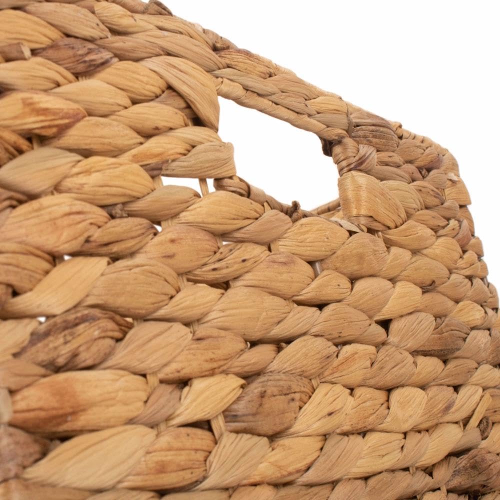 Red Hamper Cesta de Almacenamiento Cuadrada Mediana WH002/2 con Jacinto de Agua