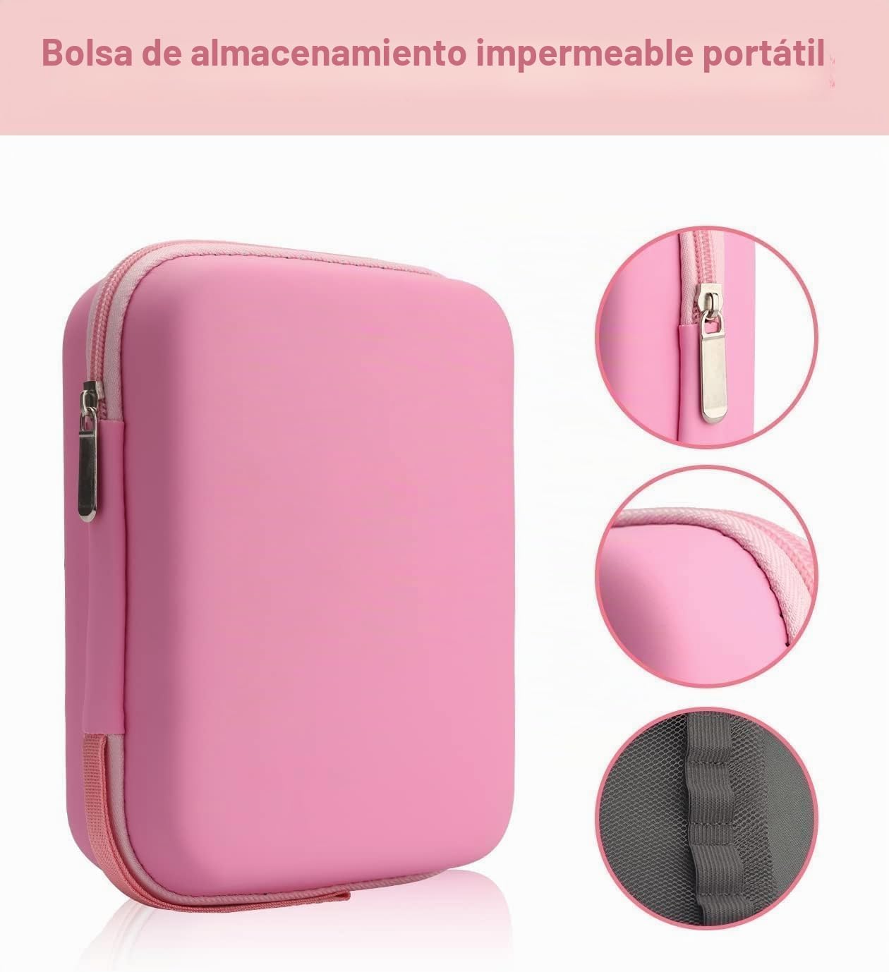 Kit de cuidado de la salud y aseo del bebé, 20 en 1, portátil, con cepillo para el pelo, peine, aspirador nasal, cortador de uñas eléctrico, kit esencial para bebés recién nacidos y niñas (rosa)
