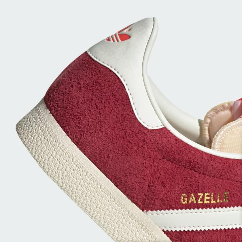 Image of ADIDAS Originals Men's Gazelle Shoes, Team Victory Red /Off White /Cream White, US 11 M