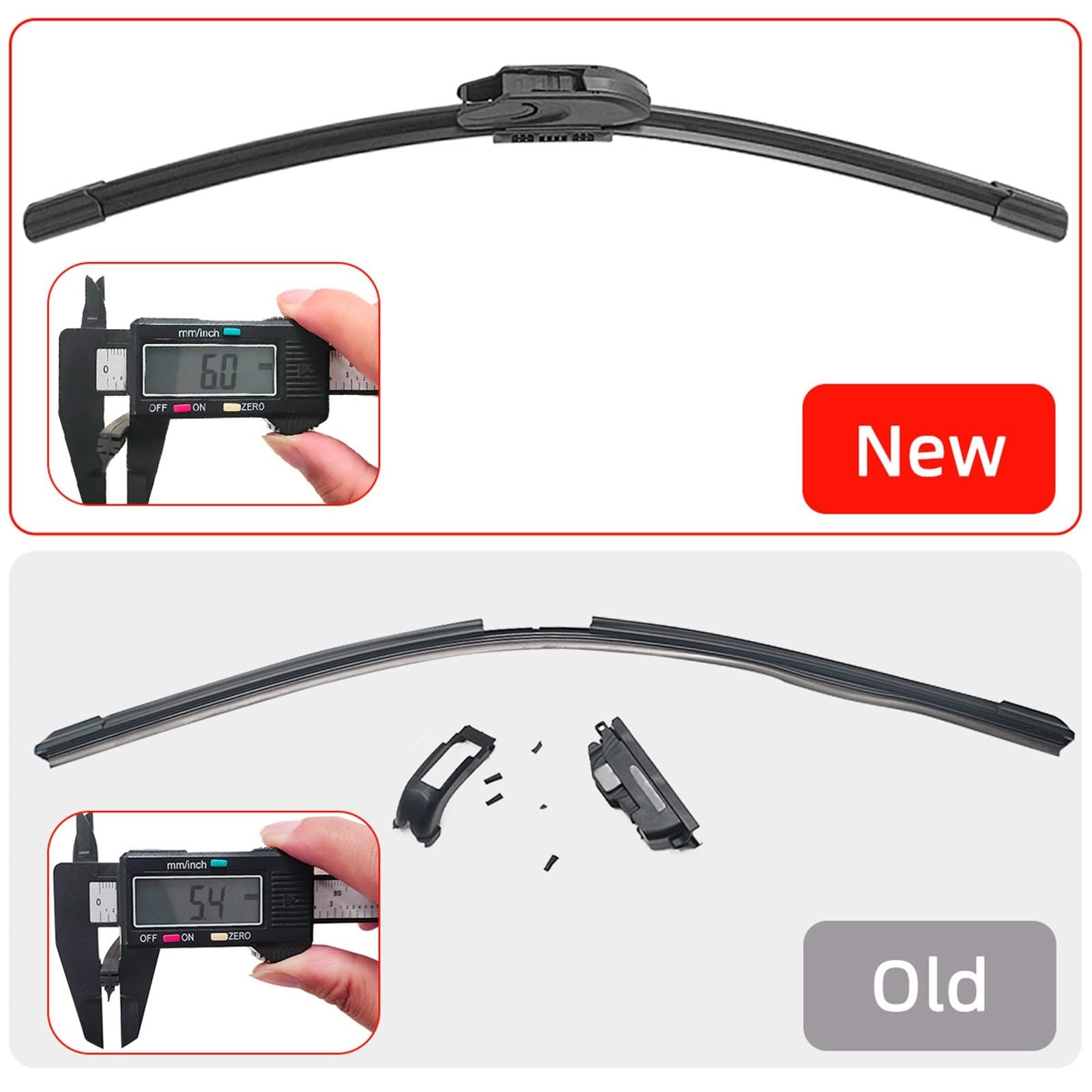 Limpiaparabrisas Frontal Compatible Con Chevrolet Para Sail 2010 2011 2012 2013 Escobillas Limpiaparabrisas Delanteras Limpiaparabrisas De Coche Limpiaparabrisas Automático Limpiaparabrisas Lluvia(4 P