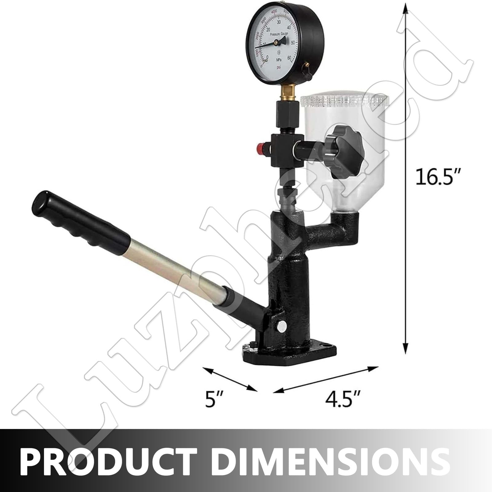 Tester Multifunzione per iniettore Diesel, Tester Iniettore Rampa Comune CR-C, Diesel Iniettore Ugello Tester Iniettore Tester, per Calibrare la Pressione Carburante, per S60h