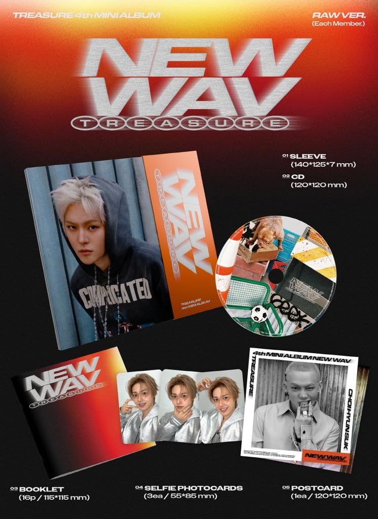 Amazon.co.jp: トレジャー TREASURE - New Wav [Raw ver.] 4th ミニ