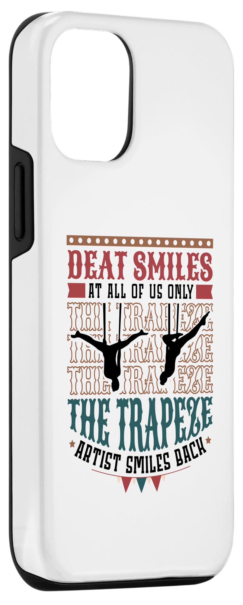 Deat smiles at all of us only the trapeze artist Case for iPhone 12/12 Pro - Image 3