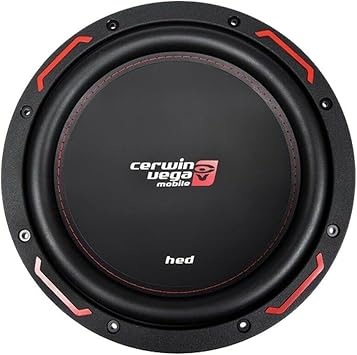 Cerwin-Vega H7104S 10" HED Series Single Voice Coil SVC subwoofer