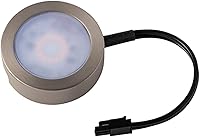 Vista 12 de WAC Lighting, Luz de disco LED individual con doble cable de plomo de 6 pulgadas 3-CCT seleccionable 2700K-3000K-3500K Voltaje de línea en blanco