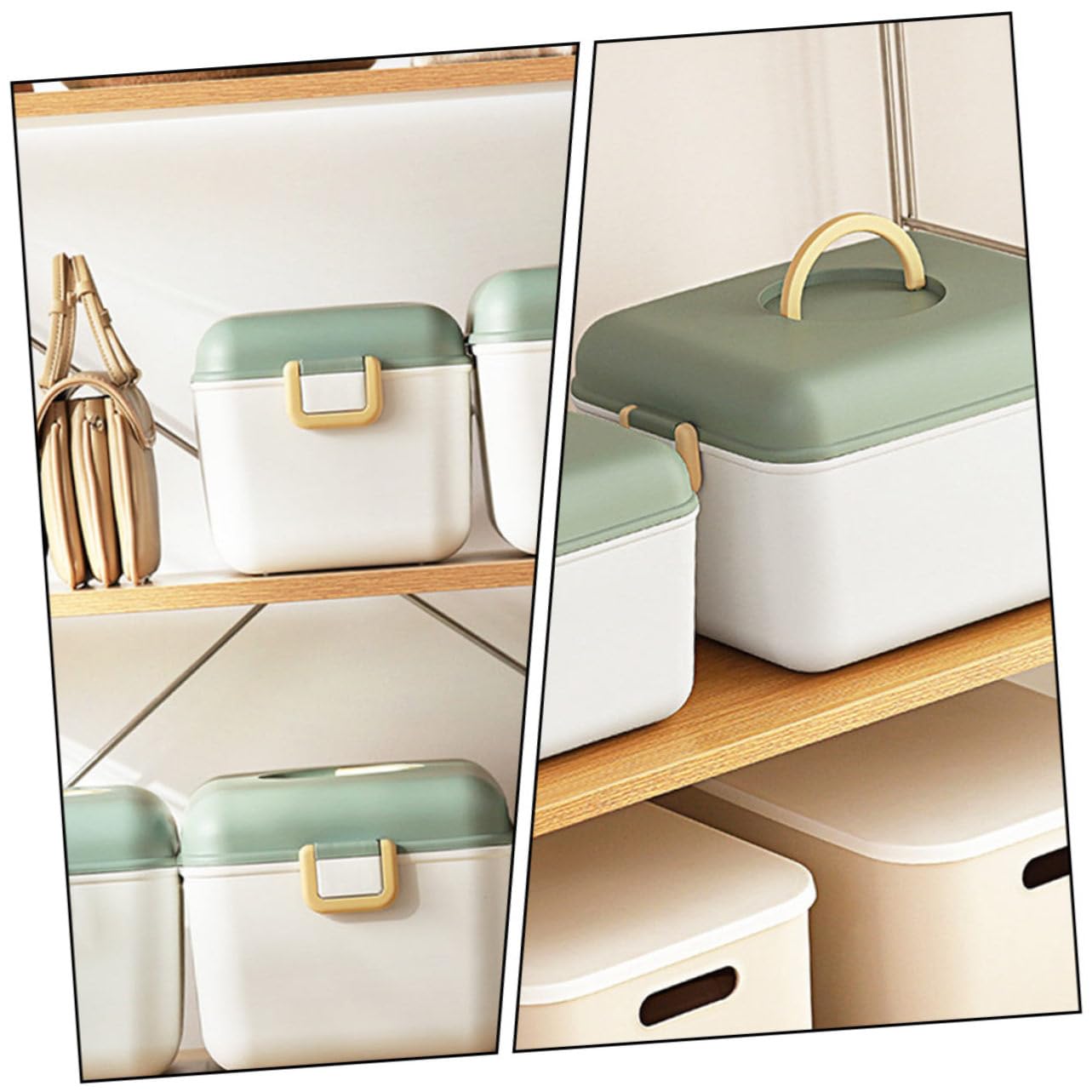 Medizinbox Aus Pp-material Mit Deckel Für Medikamenten-aufbewahrung Tragbar Für Reisen Und Camping Organizer Box Für Zuhause Und Büro