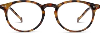 Peepers Brain Trust Round Blue Light Blocking Reading Glasses – Unisex Lightweight Readers for Screen Time