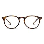 Peepers by PeeperSpecs Brain Trust Round Reading Glasses, Tortoise, 47 + 1.25