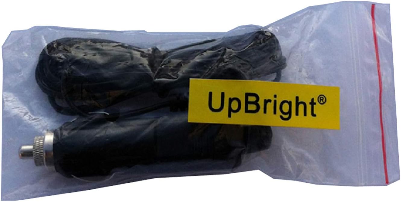 UpBright Car DC Adapter in clear plastic packaging