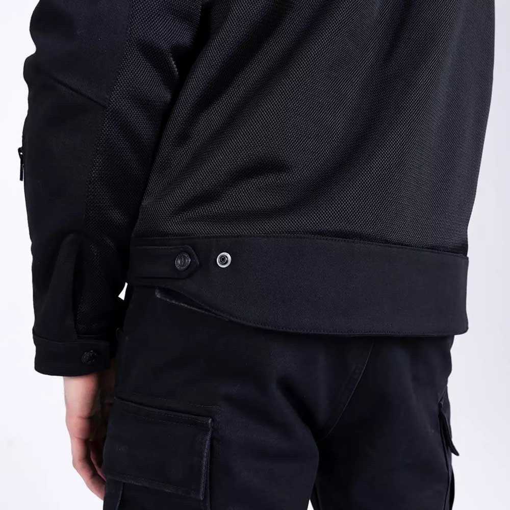 John Doe Aero Mesh kurtka motocyklowa, perforowana, czarna, rozmiar M