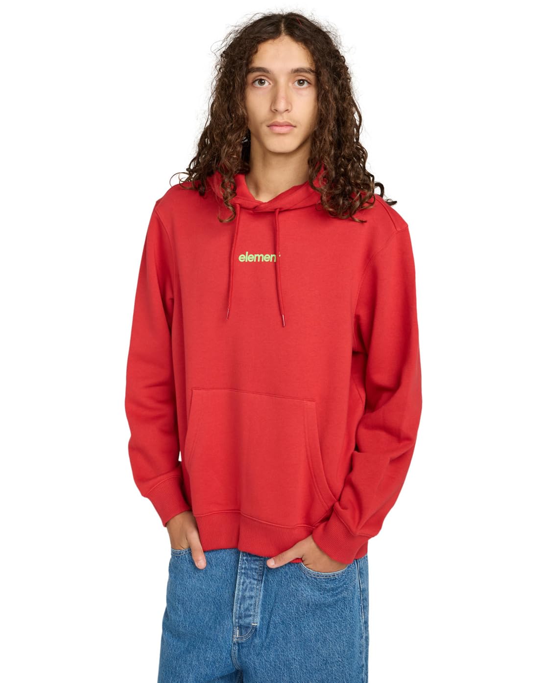 Element Lowcas - Hoodie - Men - Red.
