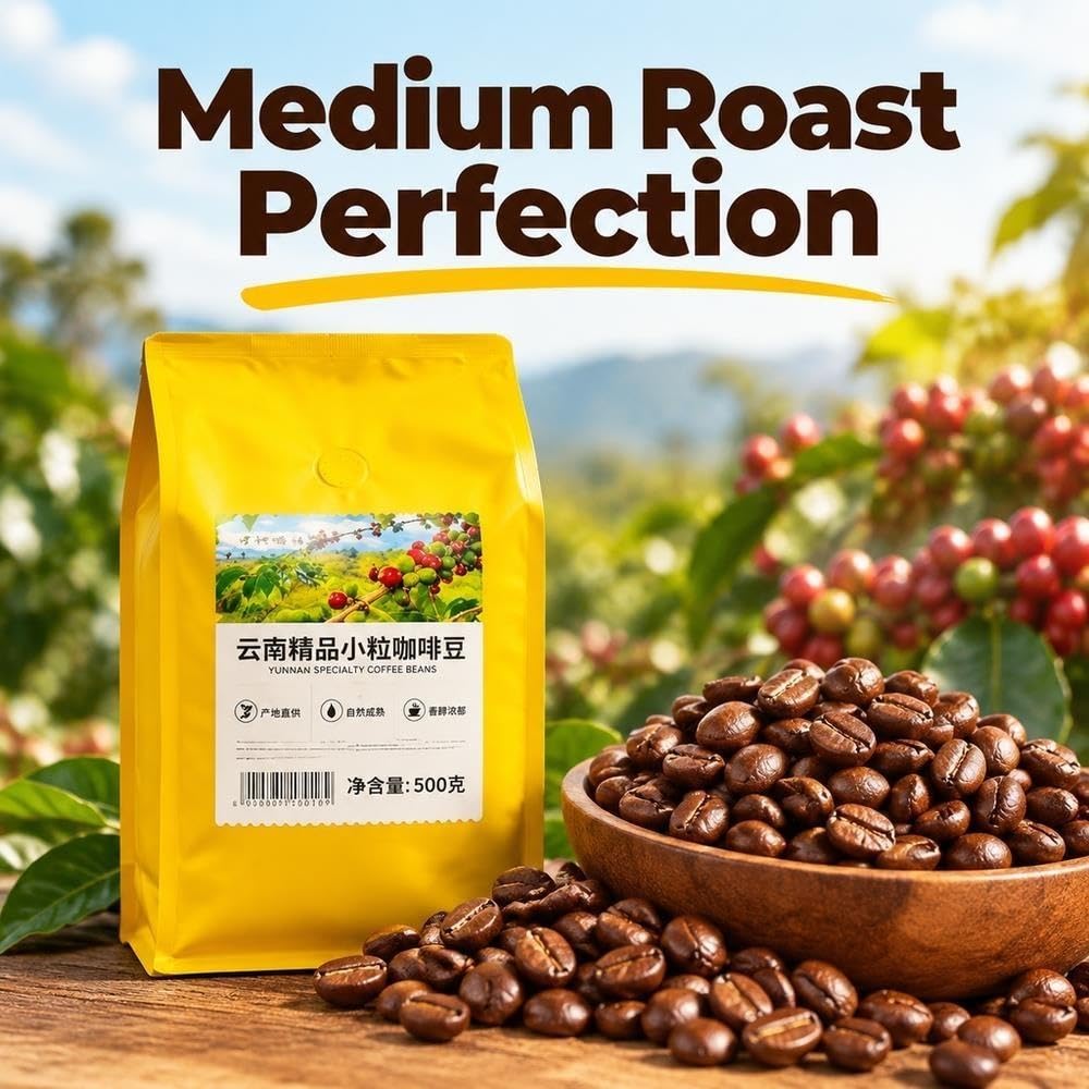 500 g de granos de café Arábica, tostado medio